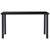 Dining Table Black Tempered Glass