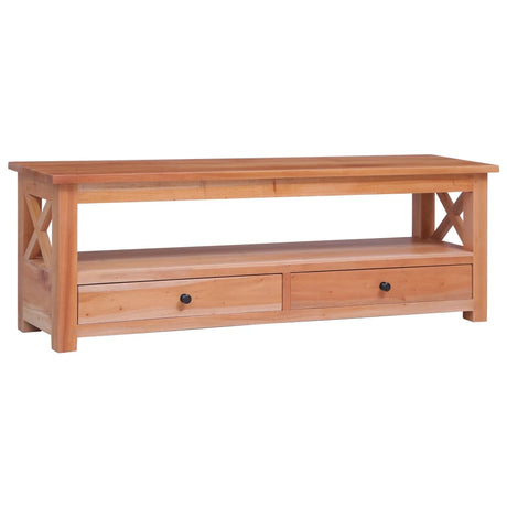 Tv Cabinet 120X30X40 Cm Solid Mahogany Wood