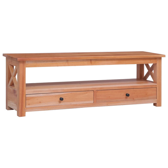 Tv Cabinet 120X30X40 Cm Solid Mahogany Wood