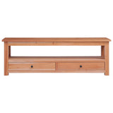 Tv Cabinet 120X30X40 Cm Solid Mahogany Wood