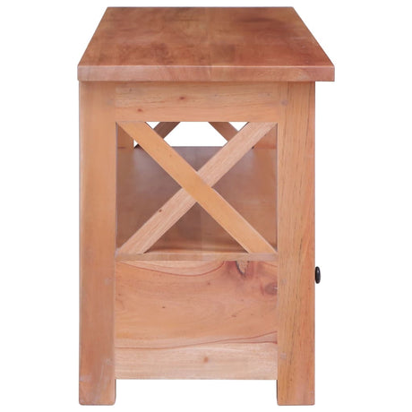 Tv Cabinet 120X30X40 Cm Solid Mahogany Wood