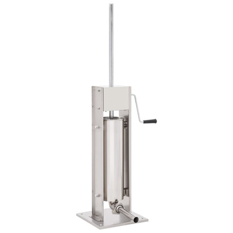Manual Sausage Stuffer Silver Stainless Steel