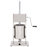 Manual Sausage Stuffer Silver Stainless Steel