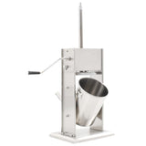 Manual Sausage Stuffer Silver Stainless Steel