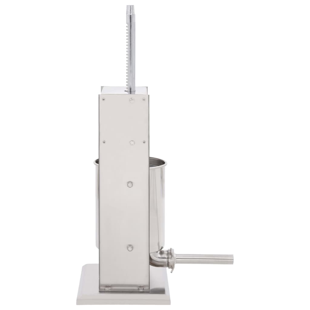 Manual Sausage Stuffer Silver Stainless Steel