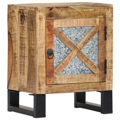 Bedside Cabinet 40X30X50 Cm Solid Mango Wood
