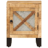 Bedside Cabinet 40X30X50 Cm Solid Mango Wood