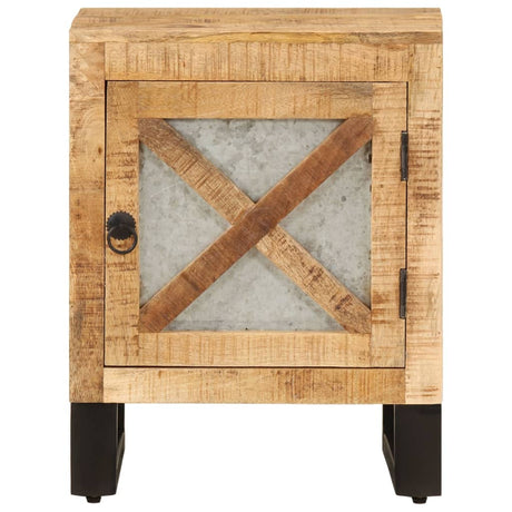 Bedside Cabinet 40X30X50 Cm Solid Mango Wood