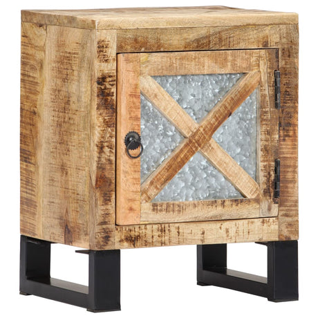 Bedside Cabinet 40X30X50 Cm Solid Mango Wood