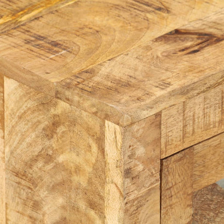 Bedside Cabinet 40X30X50 Cm Solid Mango Wood