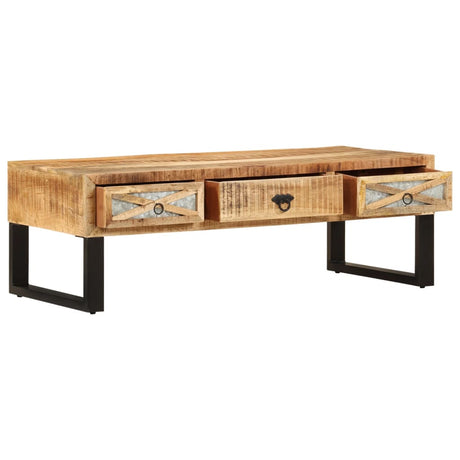 Coffee Table 110X50X38 Cm Solid Mango Wood