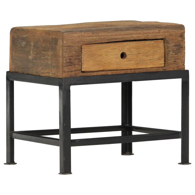 Bedside Cabinet 40X35X40 Cm Solid Reclaimed Wood