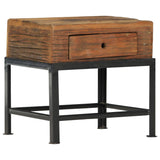Bedside Cabinet 40X35X40 Cm Solid Reclaimed Wood