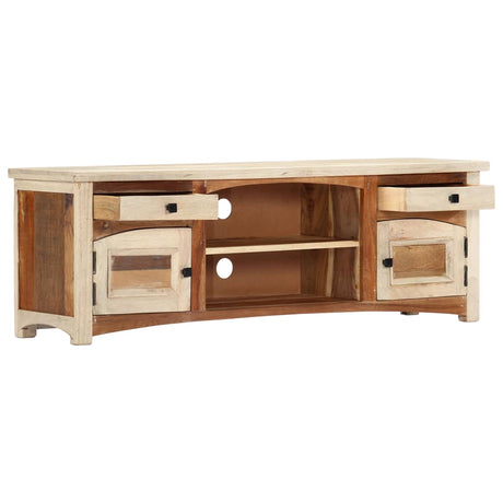 Tv Cabinet 120X30X40 Cm Solid Reclaimed Wood