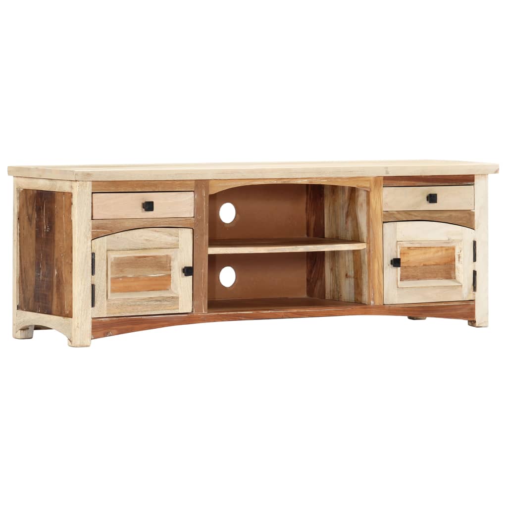 Tv Cabinet 120X30X40 Cm Solid Reclaimed Wood
