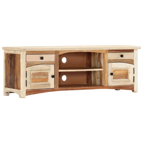 Tv Cabinet 120X30X40 Cm Solid Reclaimed Wood