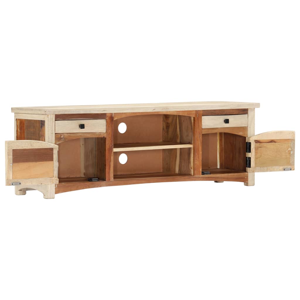 Tv Cabinet 120X30X40 Cm Solid Reclaimed Wood