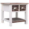 Side Table 40X40X40 Cm Paulownia Wood