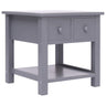 Side Table 40X40X40 Cm Paulownia Wood