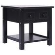 Side Table 40X40X40 Cm Paulownia Wood