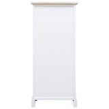 Side Cabinet 38x28x86 cm Paulownia Wood