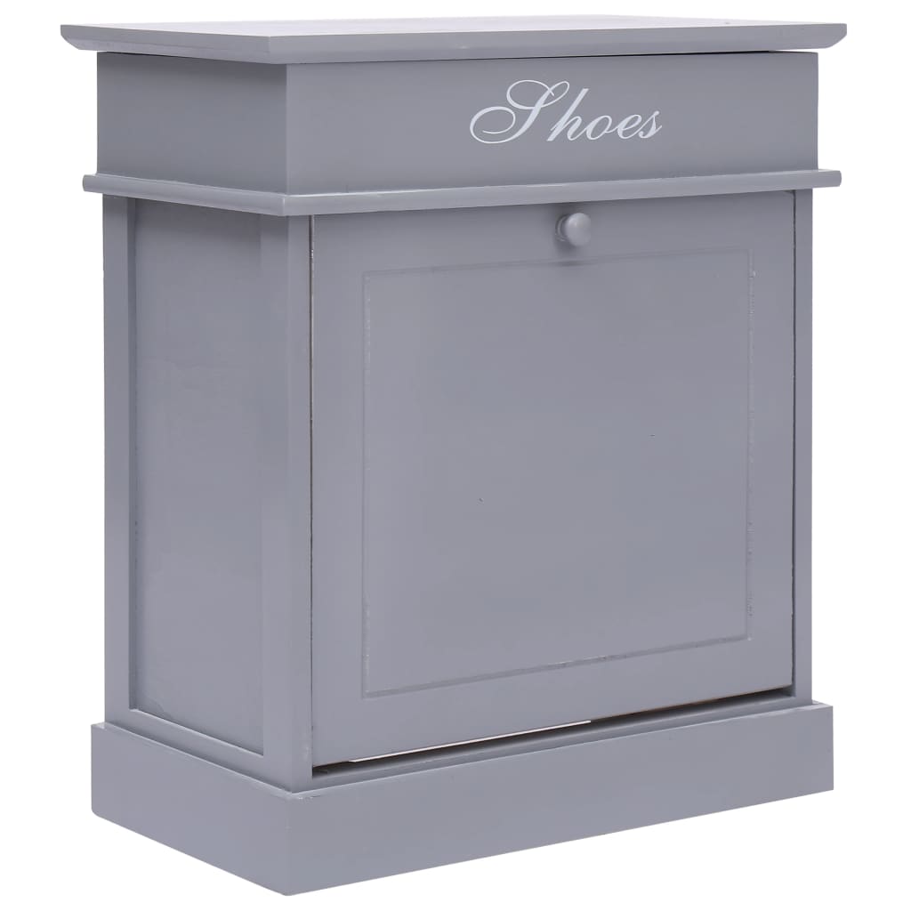Shoe Cabinet 50X28X58 Cm Paulownia Wood