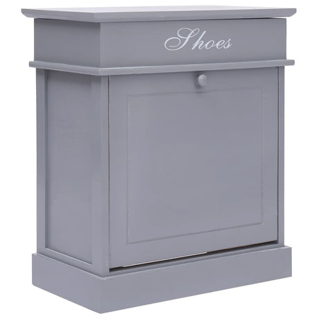 Shoe Cabinet 50X28X58 Cm Paulownia Wood