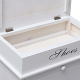 Shoe Cabinet 50X28X58 Cm Paulownia Wood