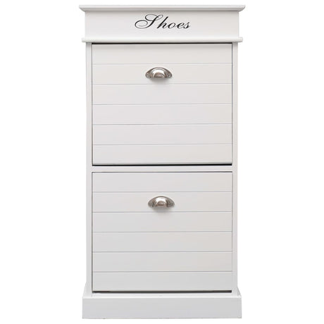 Shoe Cabinet 50X28X98 Cm Paulownia Wood
