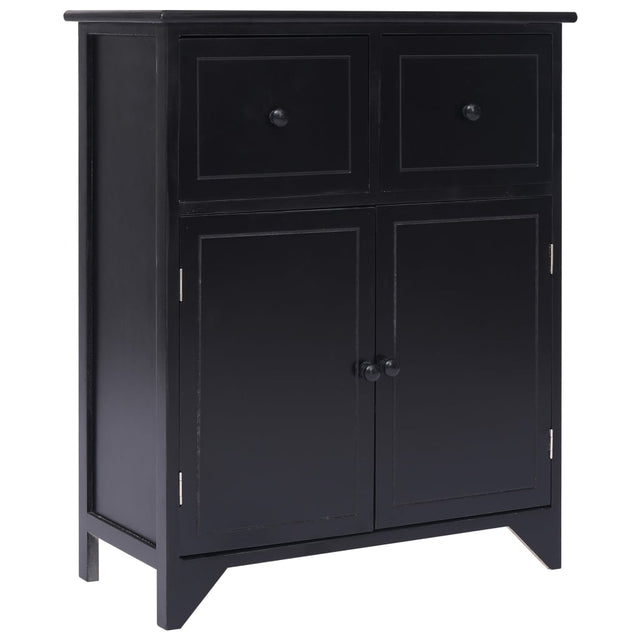 Side Cabinet 60X30X75 Cm Paulownia Wood
