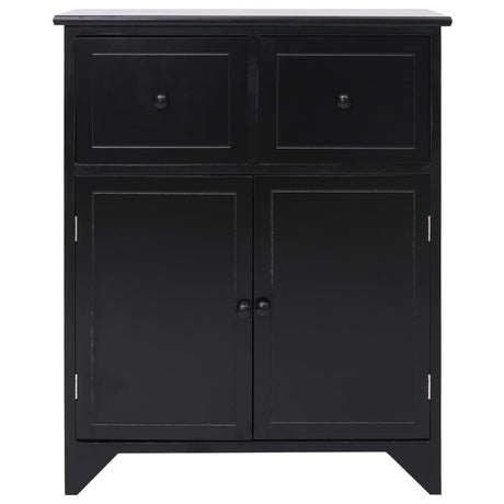 Side Cabinet 60X30X75 Cm Paulownia Wood