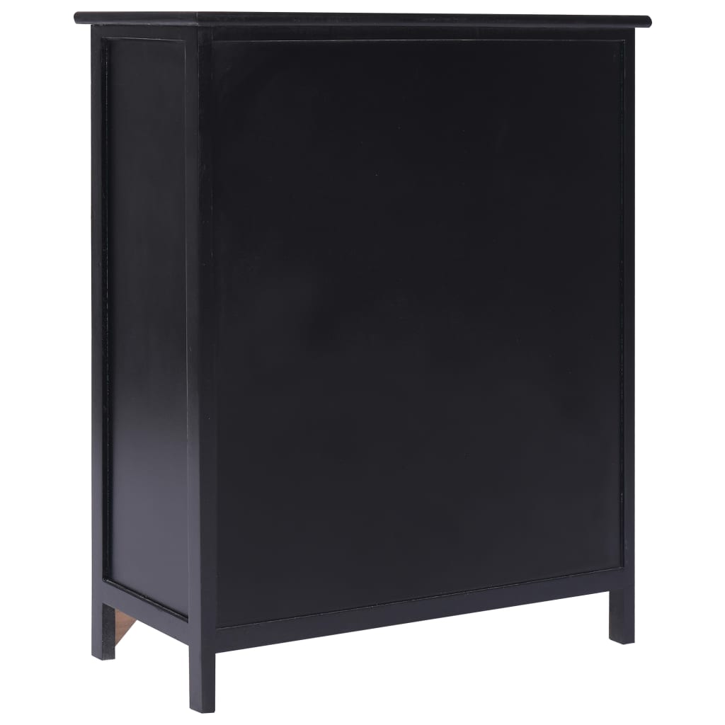 Side Cabinet 60X30X75 Cm Paulownia Wood