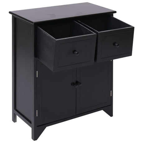 Side Cabinet 60X30X75 Cm Paulownia Wood