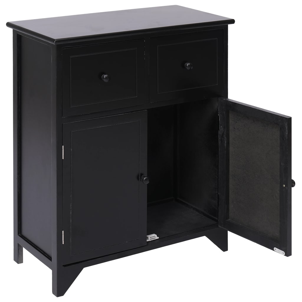 Side Cabinet 60X30X75 Cm Paulownia Wood