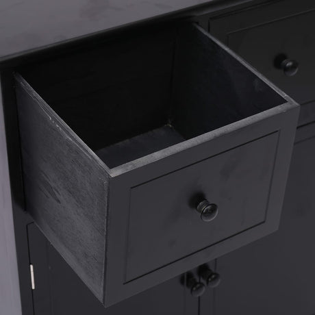 Side Cabinet 60X30X75 Cm Paulownia Wood