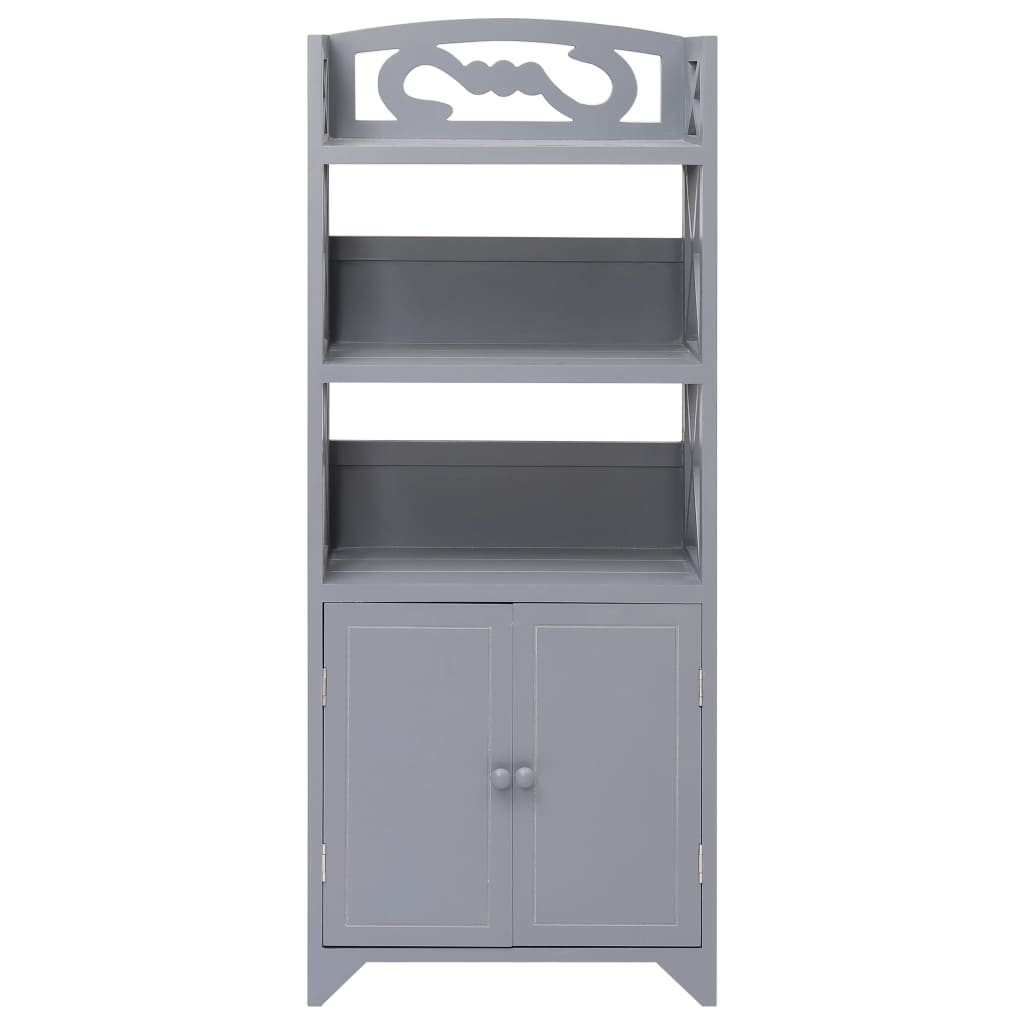 Bathroom Cabinet 46X24X116 Cm Paulownia Wood