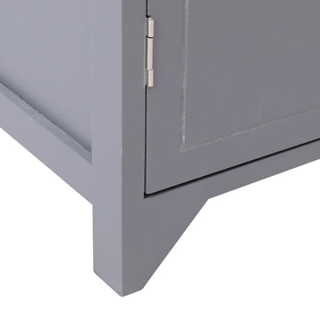 Bathroom Cabinet 46X24X116 Cm Paulownia Wood