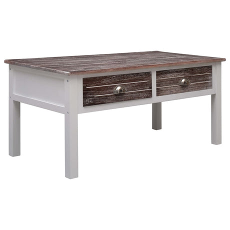 Coffee Table Brown 100X50X45 Cm Wood