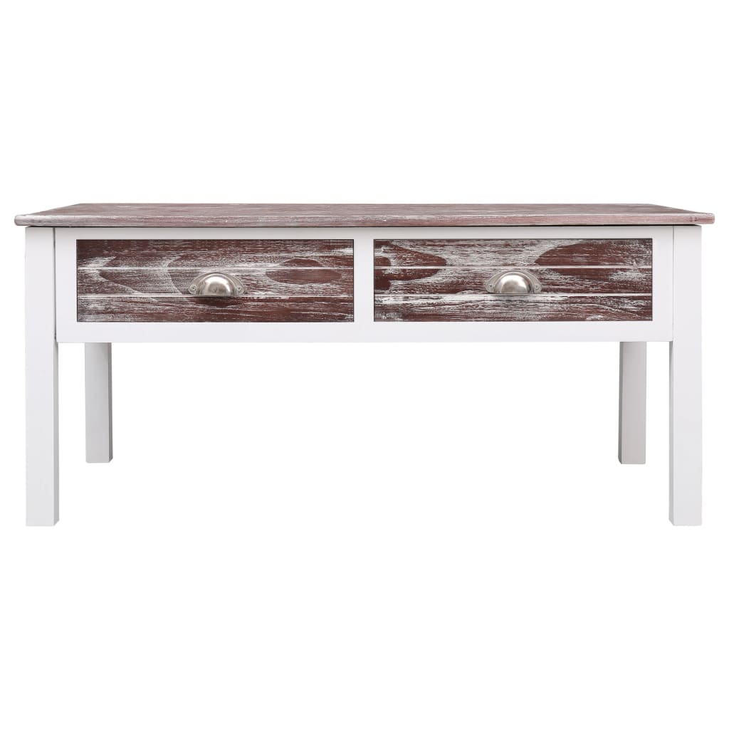 Coffee Table Brown 100X50X45 Cm Wood