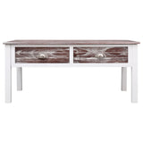 Coffee Table Brown 100X50X45 Cm Wood