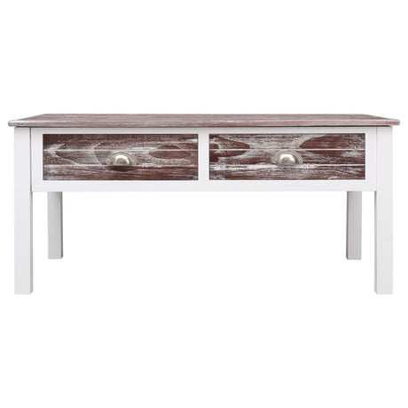Coffee Table Brown 100X50X45 Cm Wood