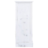 Drawer Cabinet White 60X30X75 Cm Wood