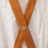 Folding Laundry Basket Wood And Fabric