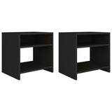 Bedside Cabinet White And Sonoma Oak 40X30X40 Cm Engineered Wood