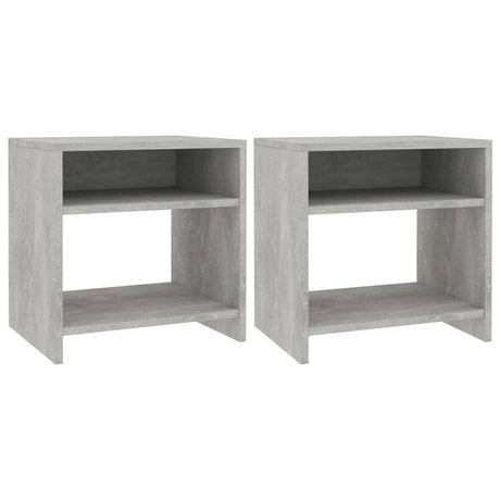 Bedside Cabinet White And Sonoma Oak 40X30X40 Cm Engineered Wood