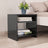 Bedside Cabinet White And Sonoma Oak 40X30X40 Cm Engineered Wood