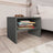 Bedside Cabinet White And Sonoma Oak 40X30X30 Cm Engineered Wood