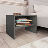 Bedside Cabinet White And Sonoma Oak 40X30X30 Cm Engineered Wood