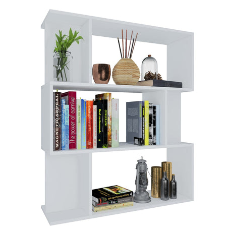 Book Cabinet/Room Divider 80X24X96 Cm Engineered Wood