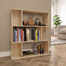 Book Cabinet/Room Divider 80X24X96 Cm Engineered Wood